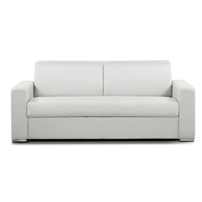 Produit similaire: Canapé convertible 3-4 places SELECT matelas 16cm sommier lattes 160cm RENATONISI polyuréthane blanc cassé