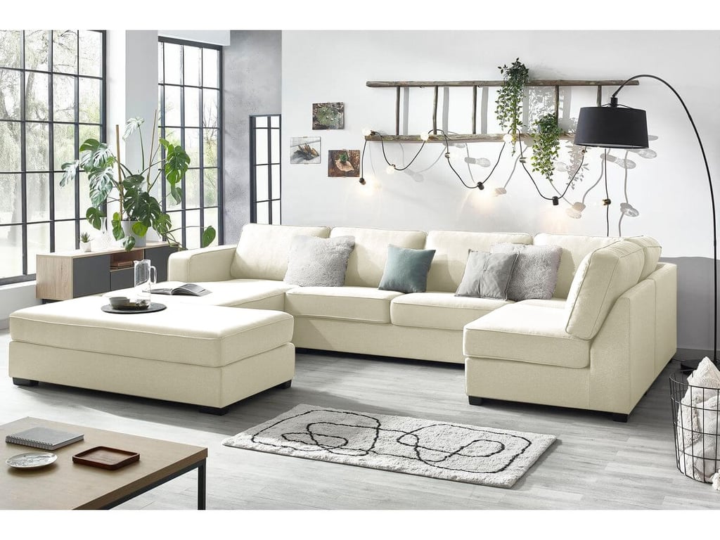 Produit similaire: Mega canapé panoramique convertible 8 places beige angle gauche
