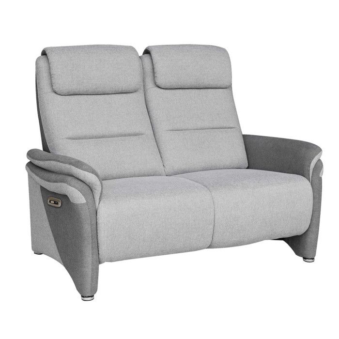 Produit similaire: Canapé Relax électrique 2 places Gris clair/Gris foncé - ZENIA - L 144 x l 96 x H 107 cm