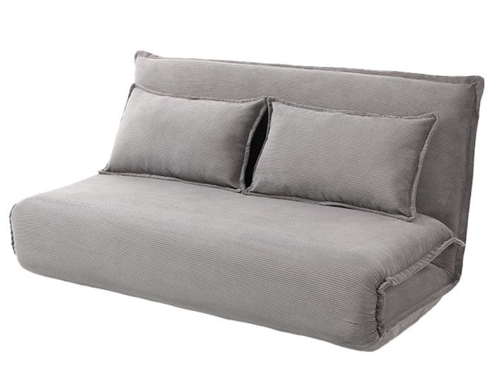 Produit similaire: Candice - Banquette 2 places convertible clic-clac en velours côtelé - Gris clair