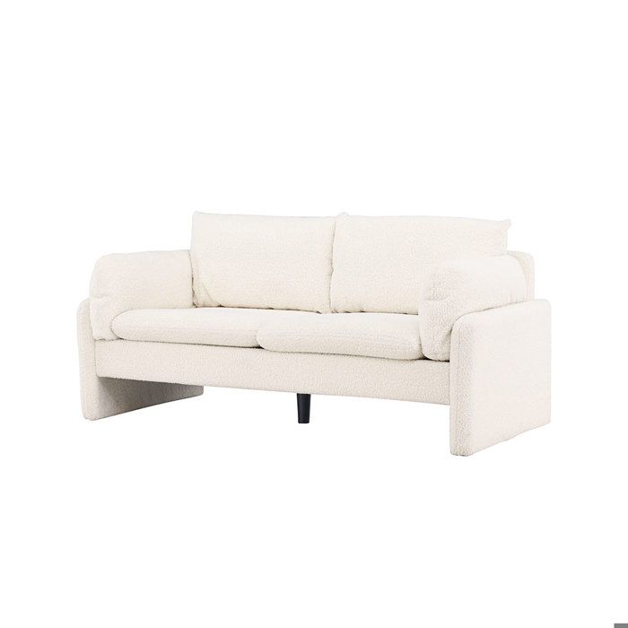 Produit similaire: Vindel canapé 2 places teddy blanc.