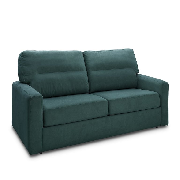 Produit similaire: Canapé convertible express TOULOUSE 140 cm matelas 16 cm tissu tweed bleu paon