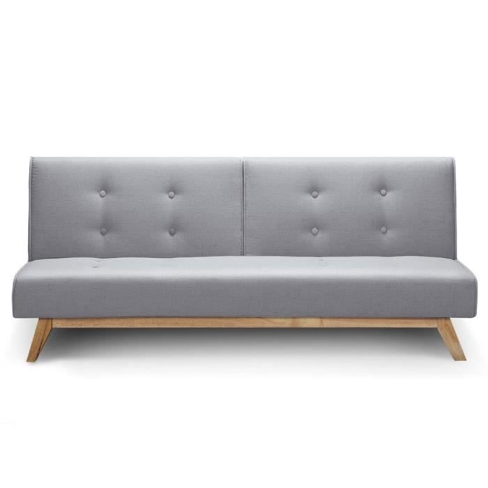Produit similaire: Canapé Convertible Gris Clair - Paris Prix - Jeanot - Contemporain - Design