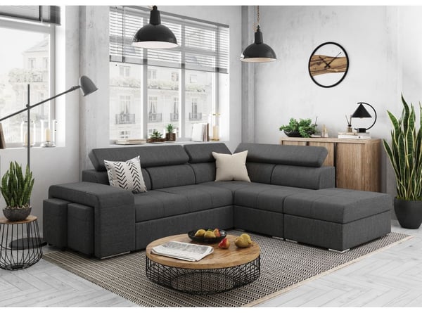 sonia - Canapé relax convertible Gris