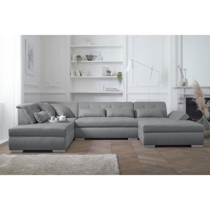 Produit similaire: Vermont - canapé panoramique d'angle gauche - 7 places - XXL