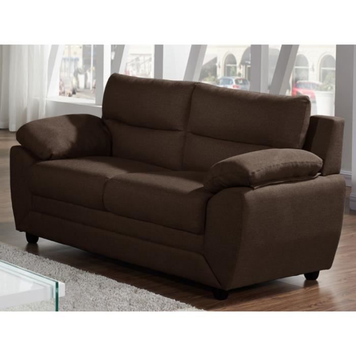 Produit similaire: Canapé 2 places en tissu MANOA - Chocolat - Contemporain