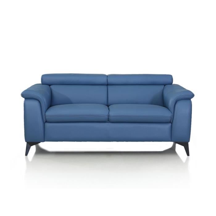 Produit similaire: Canapé en cuir - LA MAISON DU CANAPÉ - NEYLA - 2 places - Bleu - Angle Droit