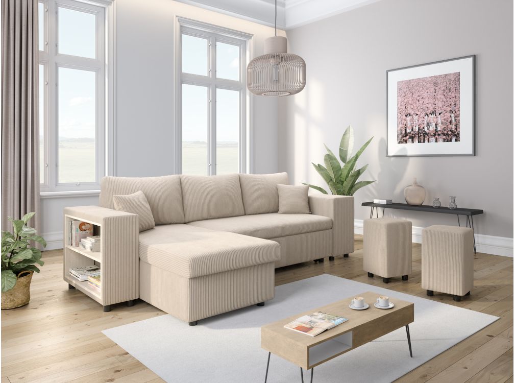 Produit similaire: mady - Canapé convertible Beige