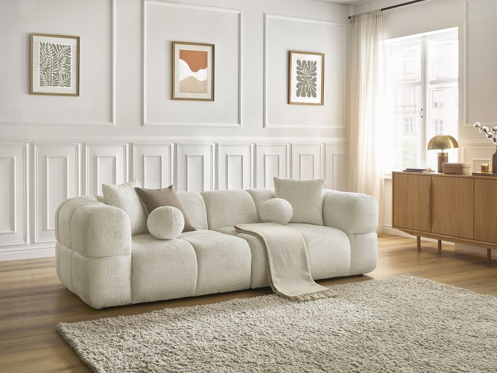 Produit similaire: Canapé Cristina - droit fixe 3 places beige