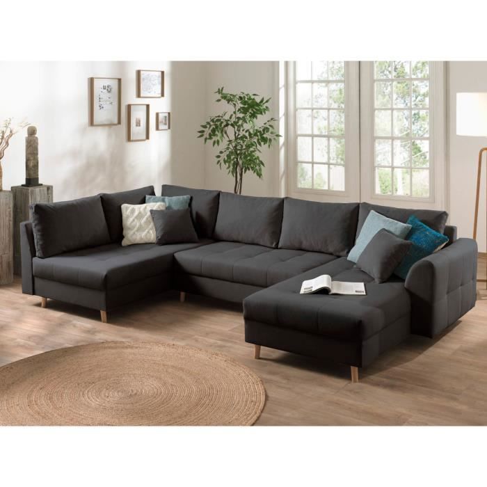 Produit similaire: Rune - canapé panoramique - 7 places - style scandinave - gauche