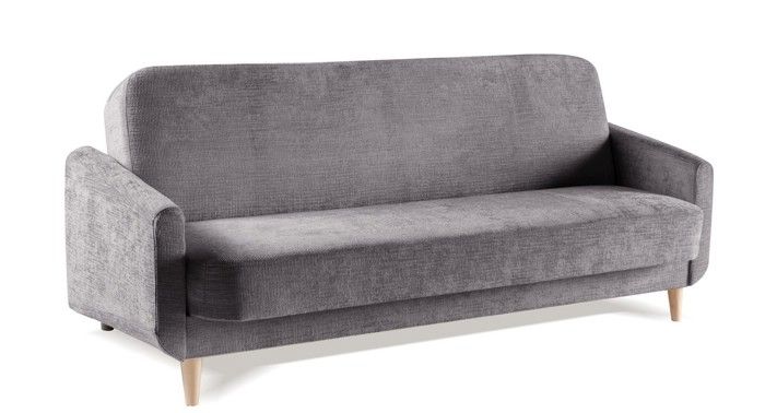 Produit similaire: Canapé avec fonction sommeil - Bettso Blanco - avec coffre à literie, couchage 198 x 118 cm, largeur 225 cm, velours, Gris