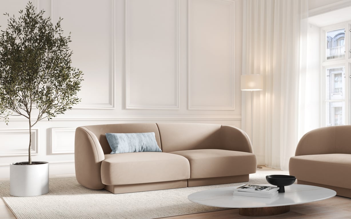 Produit similaire: miley - Canapé velours Marron