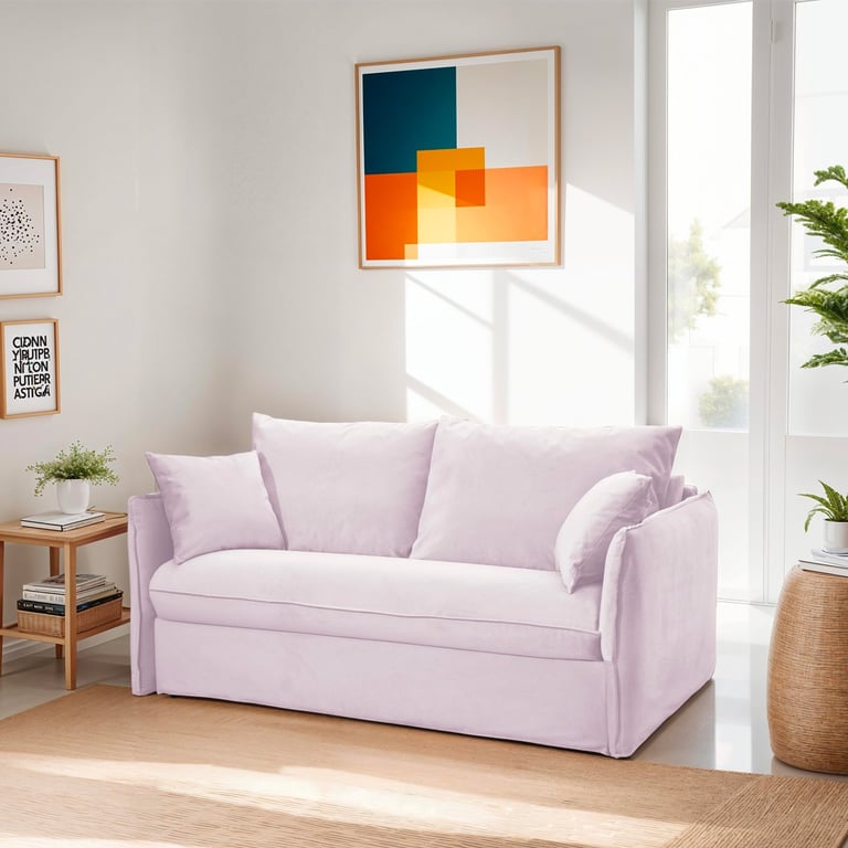 Produit similaire: Gina - Canapé convertible velours Rose