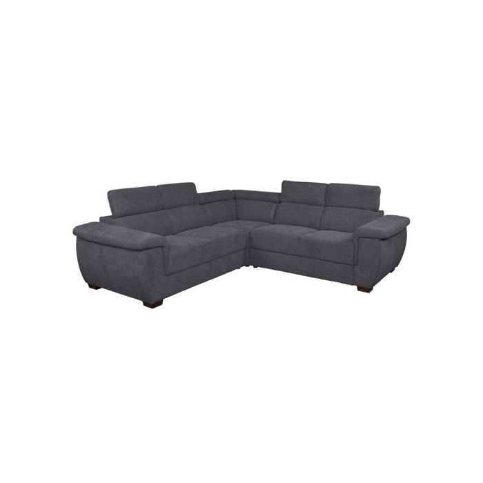 Produit similaire: Canapé d'angle Tissu Anthracite - LAMAR - L 249 x l 249 x H