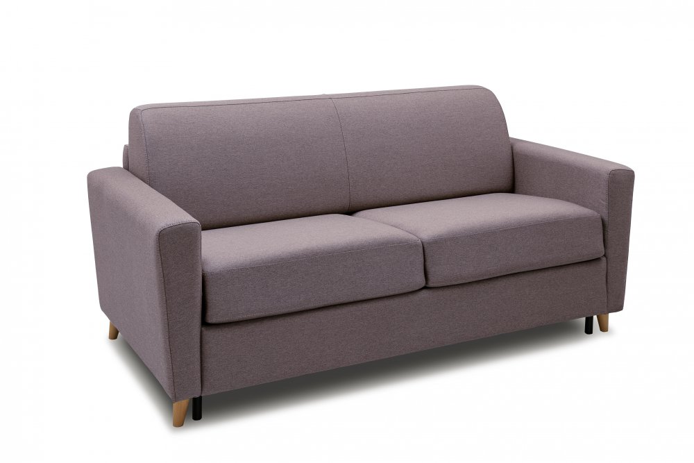 Produit similaire: Canapé VIRGOLA convertible express matelas 16 cm sommier lattes 120 cm tissu Tweed taupe