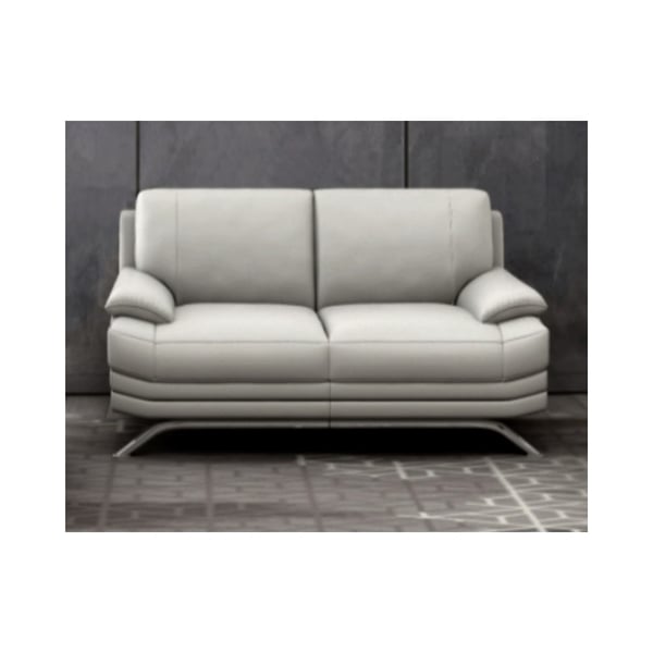 Marini - Canapé cuir Gris