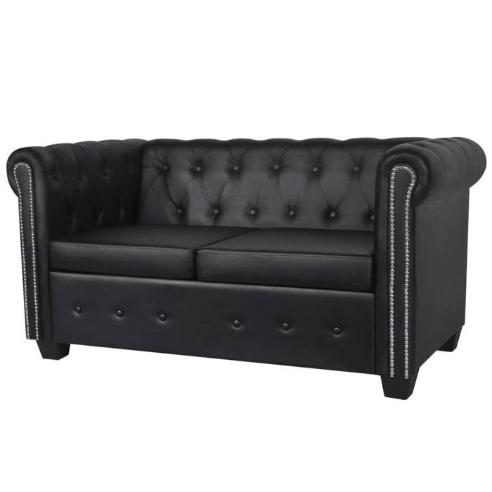 Produit similaire: Canapé Chesterfield à 2 places Cuir synthétique Noir