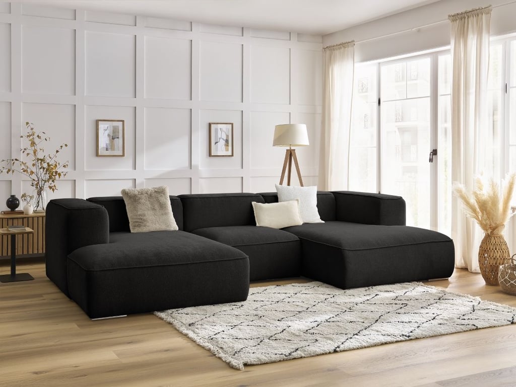 Produit similaire: Canapé panoramique fixe ZEPHYR noir BOBOCHIC 4 places