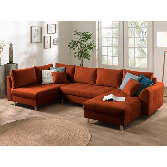 Produit similaire: Rune - canapé panoramique - 7 places - style scandinave - gauche