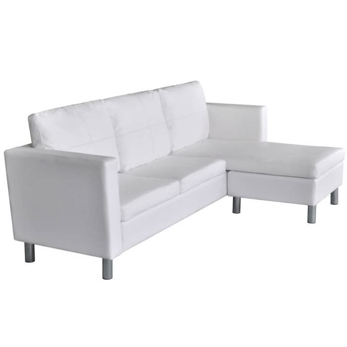 Produit similaire: Sofa droit fixe - Clic Clac Canapé sectionnel à 3 places - NEUF - cuir synthétique blanc  CA3224709