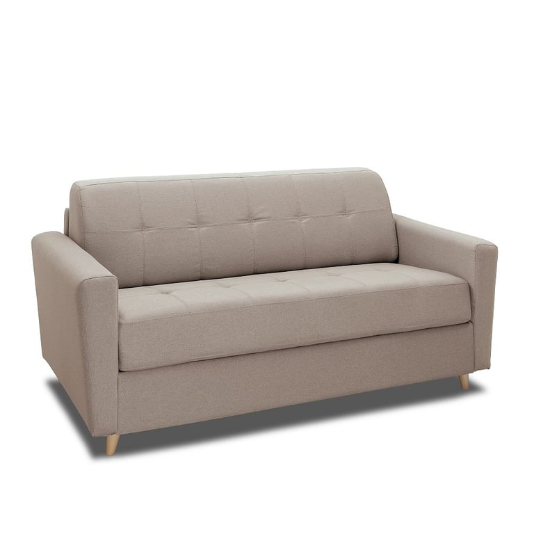 Produit similaire: Canapé MEZZANO convertible EXPRESS matelas 16 cm sommier métal 140 cm tissu Tweed beige