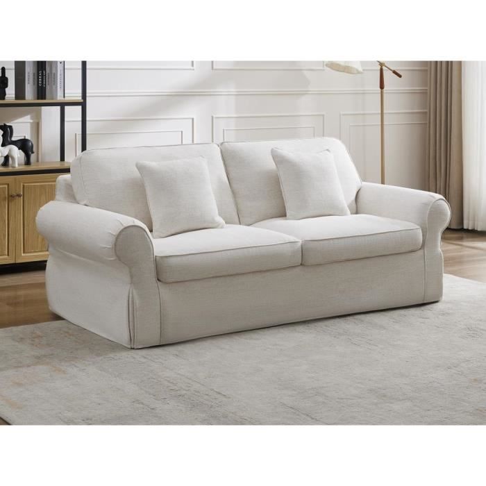 Produit similaire: Canapé 3 places en tissu chiné beige ZULIPRO de Maison Céphy