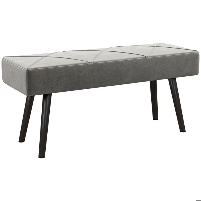 Produit similaire: HOMCOM - Banquette - Polyster - 100x36x45cm - Gris