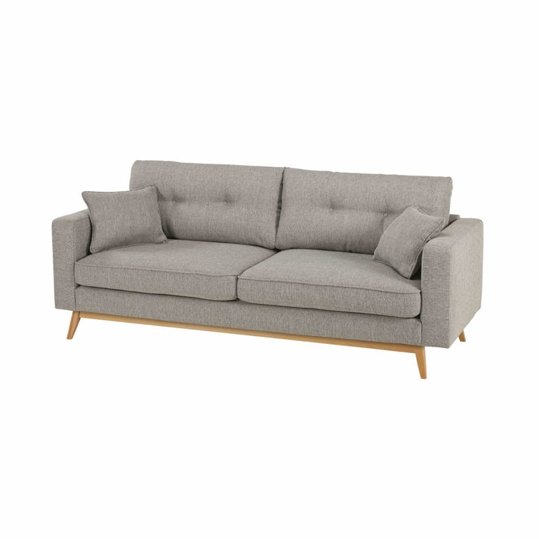 Produit similaire: Canapé style scandinave 3 places gris clair Brooke