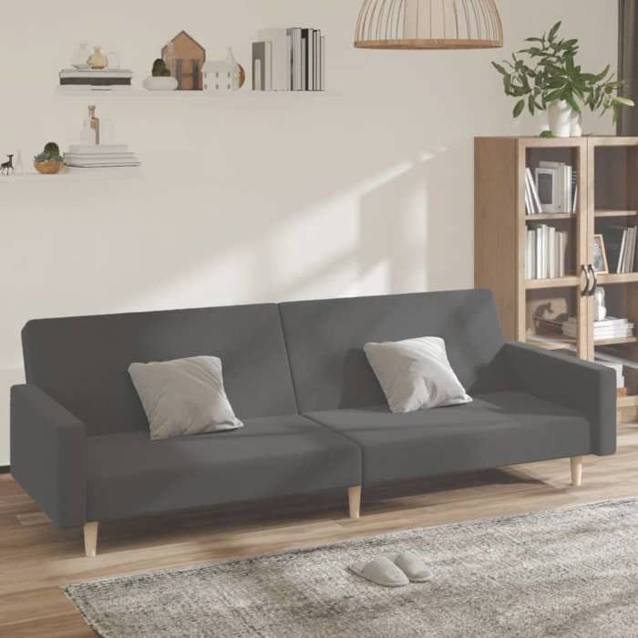 Produit similaire: Canapé-lit à 2 places gris clair tissu 375727