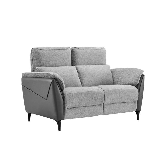 Produit similaire: Canapé Relax Electrique 2 Places Tissu/Simili Gris - CEPHEE