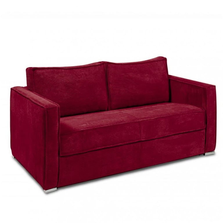 Produit similaire: Canapé convertible express 120  ARLES matelas mémory 22cm sommier lattes velours côtelé gris cendre