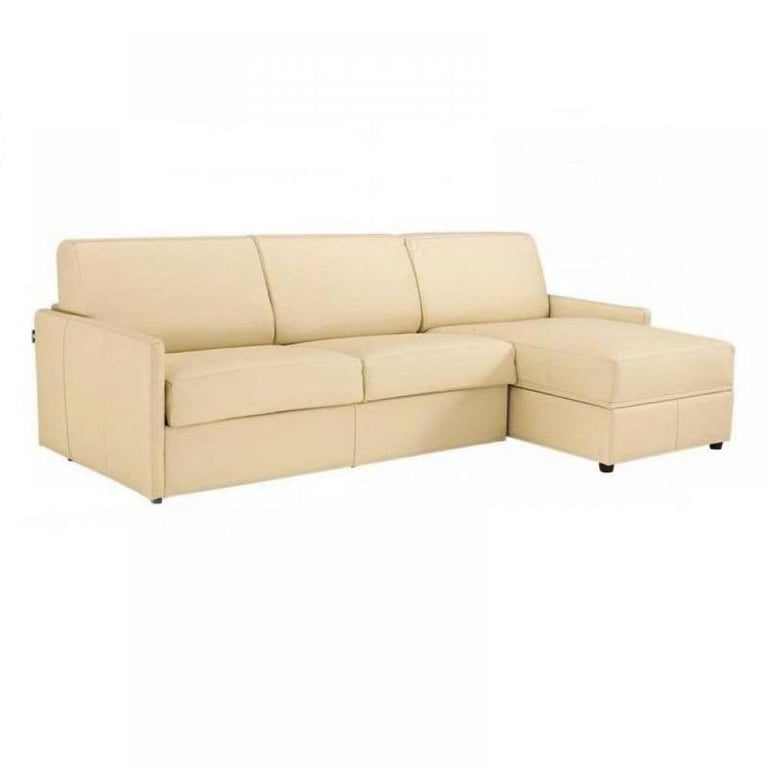 Produit similaire: Canapé d'angle SUN convertible EXPRESS 140cm cuir vachette beige matelas épaisseur 16cm