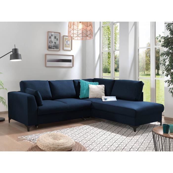 Produit similaire: Tala - canapé d'angle convertible - 5 places - style contemporain - droit Couleur - Bleu pétrole