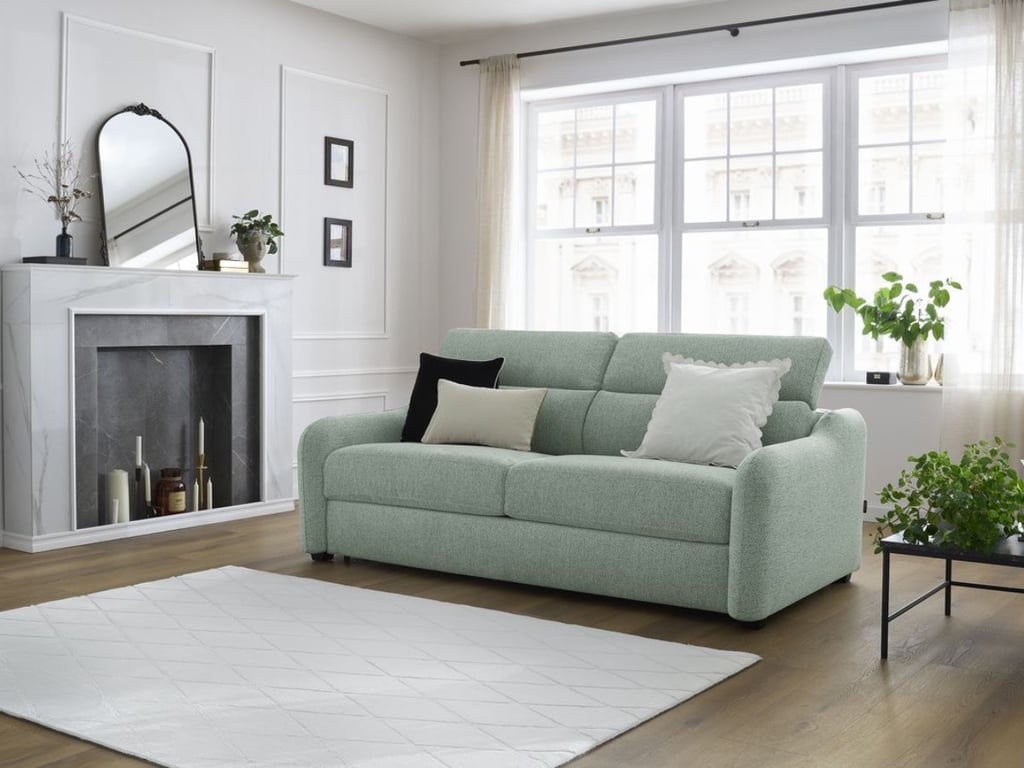 Produit similaire: Canapé droit convertible ouverture express JACOB vert 160x195 BOBOCHIC 3 places