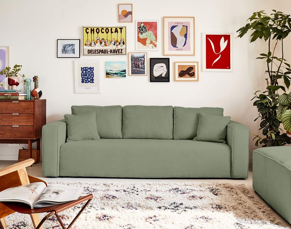 Produit similaire: topaze - Canapé convertible Vert