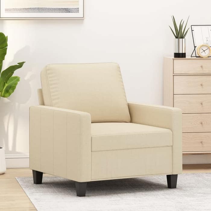 Produit similaire: Canapé rétro salon/ Fauteuil - Crème 60 cm Tissu CC49417666