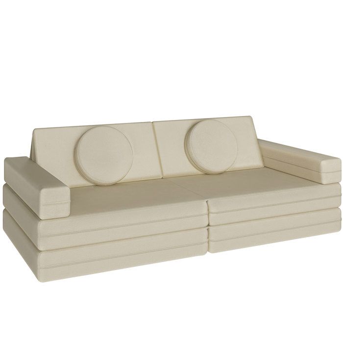 Produit similaire: CANAPE MODULABLE - TECTAKE - Canapé modulable de jeu LILLY 8 pièces avec fonction de couchage 120 cm - Beige