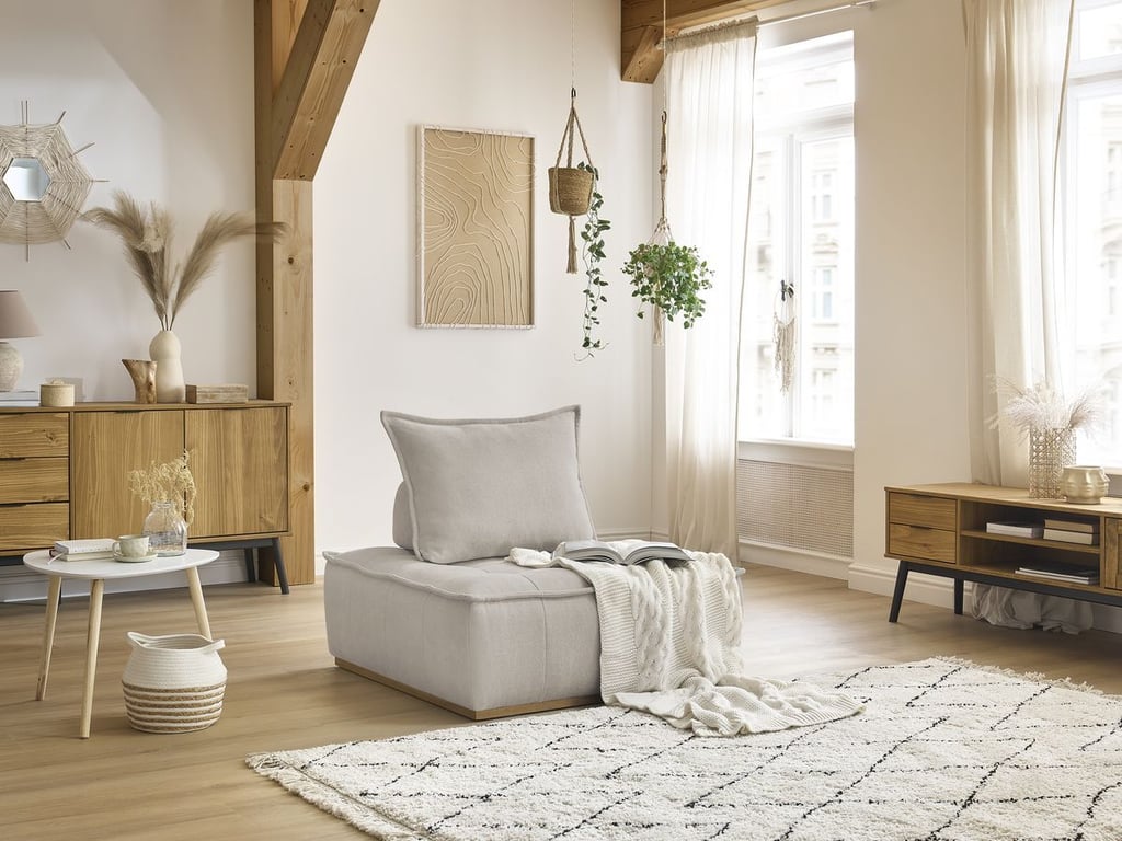 Produit similaire: Chauffeuse 1 place sans accoudoirs ELISA beige BOBOCHIC 1 places