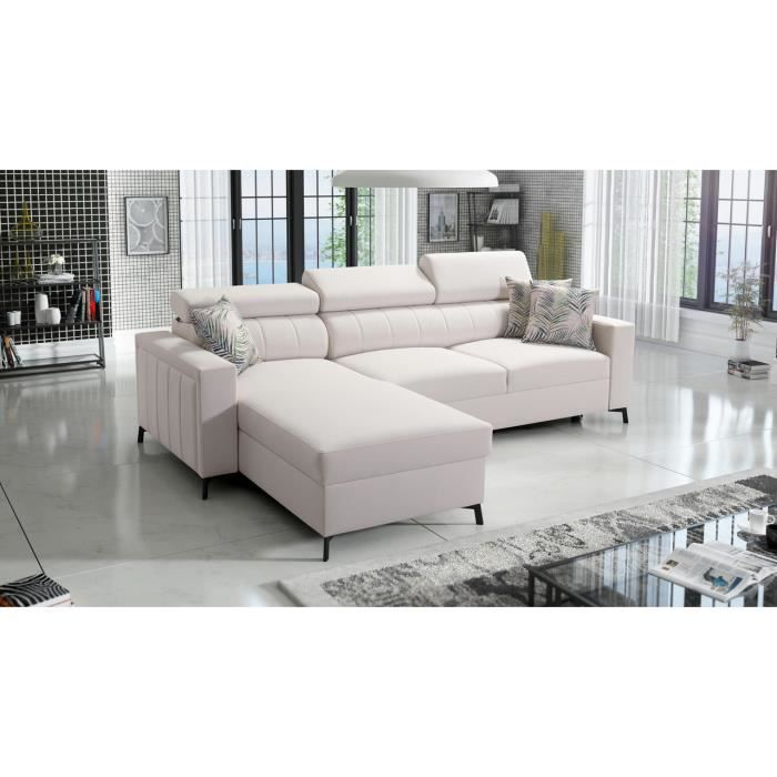Produit similaire: Canapé d'angle LATINA L avec fonction sommeil - Casablanca 2301 - Beige - Pieds métal