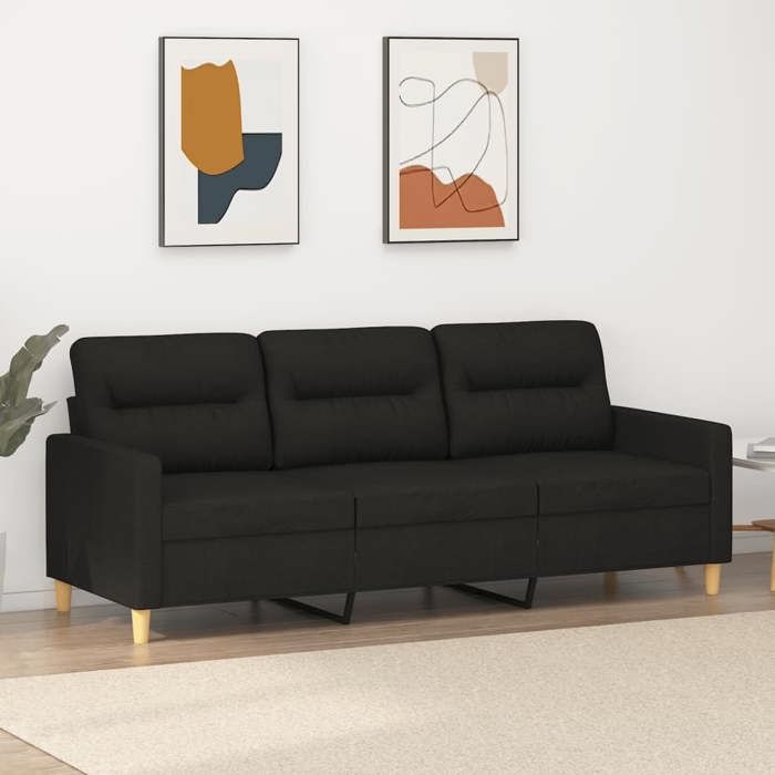 Produit similaire: Nouveau Canapé à 3 places - Canapé droit pour Salon - Noir 180 cm Tissu DECO FT2235792