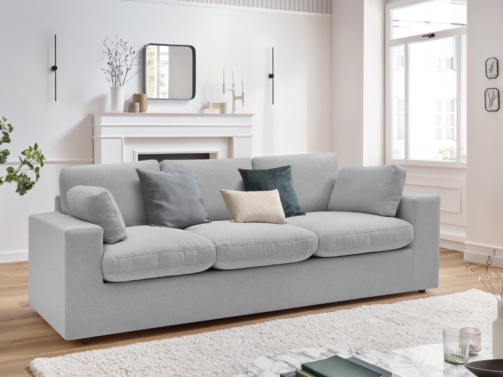 Produit similaire: Canapé droit fixe compact BELAIR gris clair BOBOCHIC 3 places