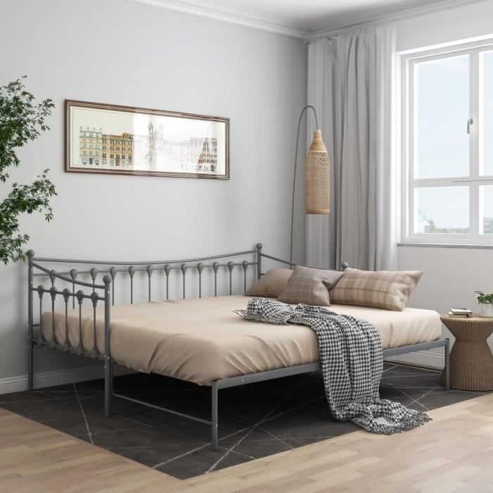 Produit similaire: Chambre Cadre de canapé-lit extensible Gris Métal 90x200 cm246