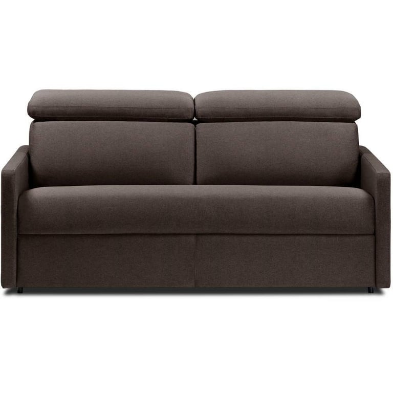 Produit similaire: Canapé convertible LUXIA matelas 16cm système express sommier lattes 120cm Microfibre marron