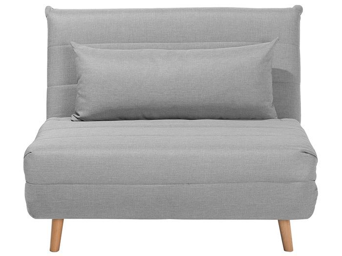 Produit similaire: Canapé convertible en tissu gris clair - BELIANI - SETTEN - 1 place - Réversible - Quotidien