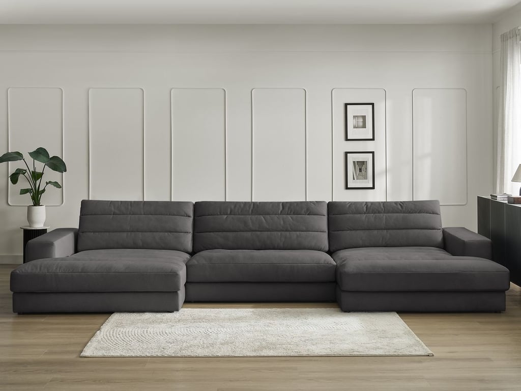 Produit similaire: Canapé panoramique fixe SIERRA velours noir BOBOCHIC 4 places