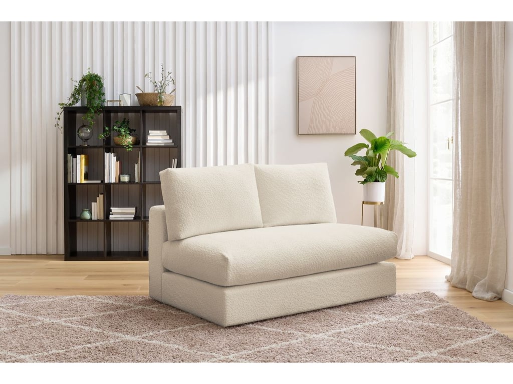 Produit similaire: Chauffeuse 2 places pour canapé modulable PARIS tissu bouclette beige BOBOCHIC 2 places