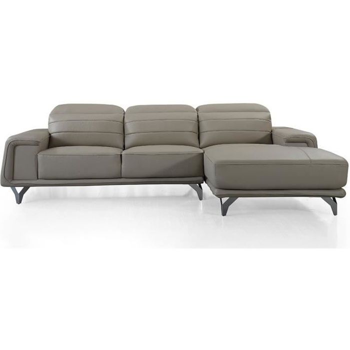 Produit similaire: Canapé d'angle droit en cuir KARL - Beige - Droit - Beige