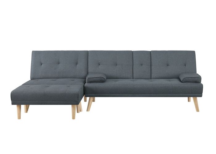 STOCKHOLM - Canapé scandinave convertible et modulable gris - Vue supplémentaire 1