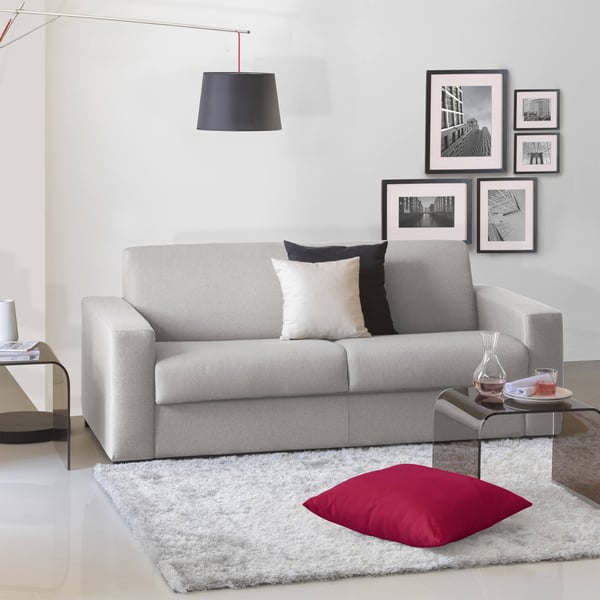 Canapé Akito - convertible gris