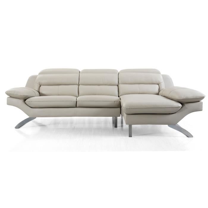 Produit similaire: Canapé d'angle en cuir PRIMA - Beige - 3 places - Ferme - LA MAISON DU CANAPÉ